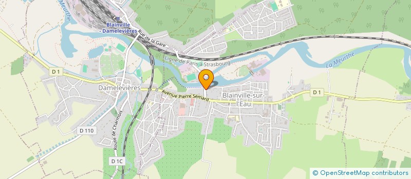 localisation de l'entreprise LEDELICIEUX  BLAINVILLE-SUR-L'EAU