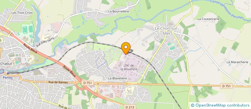 localisation de l'entreprise LEDELIRANT à PORNIC