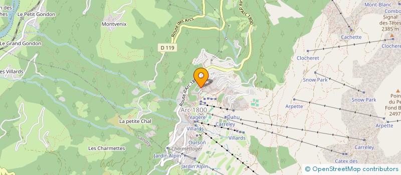 localisation de l'entreprise LEDEME  MONTVALEZAN