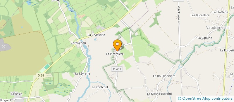 localisation de l'entreprise LEDEMES à SAINT-SAUVEUR-VILLAGES