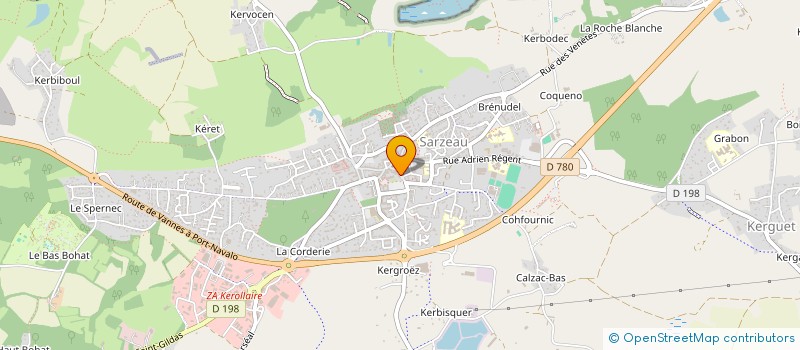 localisation de l'entreprise LEDENEZ VIDEO LOISIRS à SARZEAU