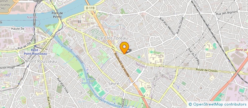 localisation de l'entreprise LEDENEZ VRAZ à NANTES