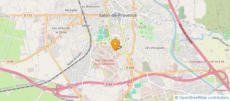 localisation de l'entreprise LEDENT à SALON-DE-PROVENCE