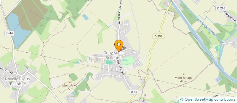 localisation de l'entreprise LEDENT INVESTISSEMENTS  GOUY-SOUS-BELLONNE