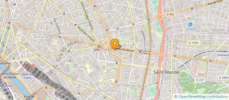 localisation de l'entreprise LEDENTU à PARIS