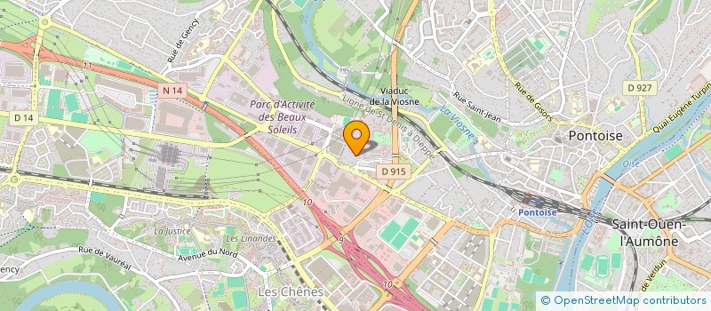 localisation de l'entreprise LEDESCENDANT  PONTOISE