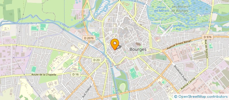 localisation de l'entreprise LEDET à BOURGES