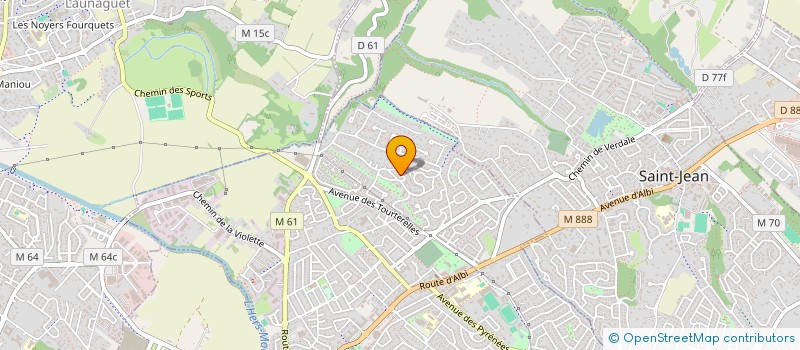 localisation de l'entreprise LEDEVANT LA TOULOUSAINE  L'UNION