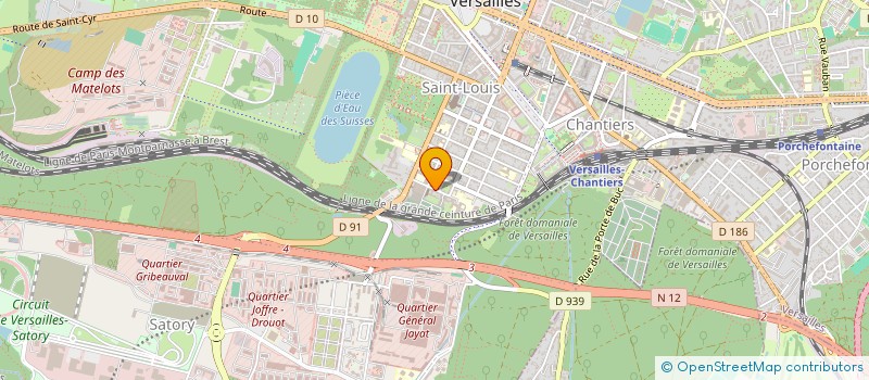 localisation de l'entreprise LEDI PONT à VERSAILLES