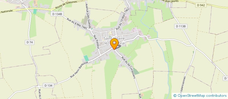 localisation de l'entreprise LEDIEU  SAINT-HILAIRE-LEZ-CAMBRAI