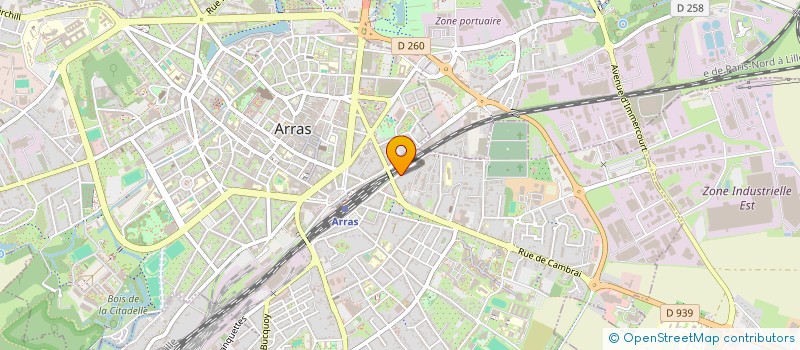 localisation de l'entreprise LEDINO-LEG2036 à ARRAS