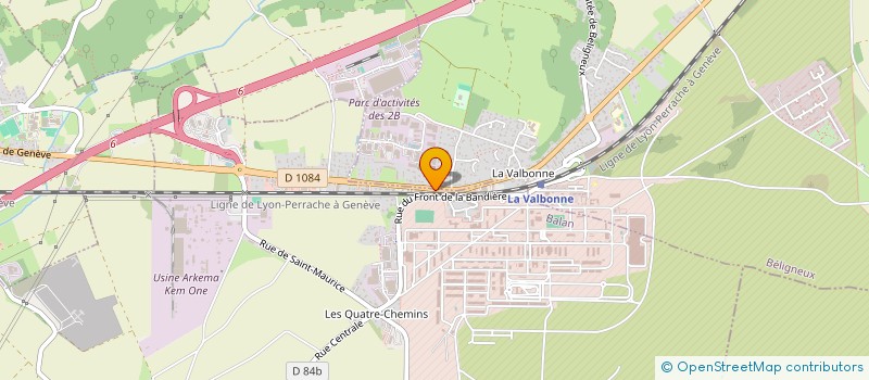 localisation de l'entreprise LEDION à BALAN