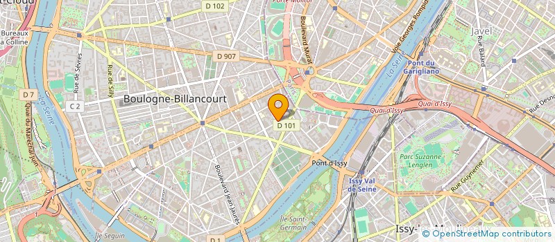 localisation de l'entreprise LEDISC à BOULOGNE-BILLANCOURT