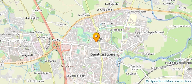 localisation de l'entreprise LEDISK à RENNES