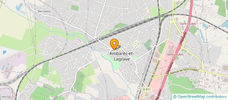 localisation de l'entreprise LEDISTRI à AMBARES-ET-LAGRAVE