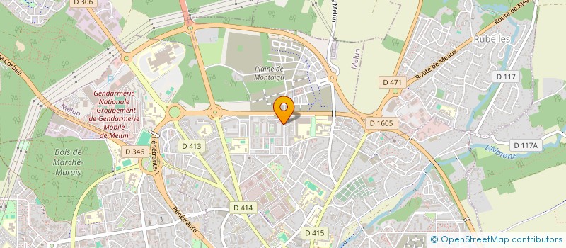 localisation de l'entreprise LEDK à MELUN