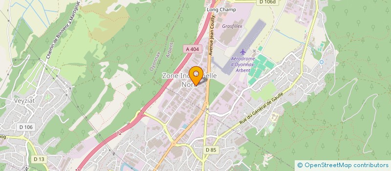 localisation de l'entreprise LEDO BATI à ARBENT