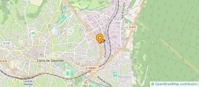 localisation de l'entreprise LEDO IMMO  LONS-LE-SAUNIER