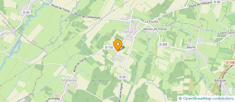 localisation de l'entreprise LEDO-PLATRE à TRENAL