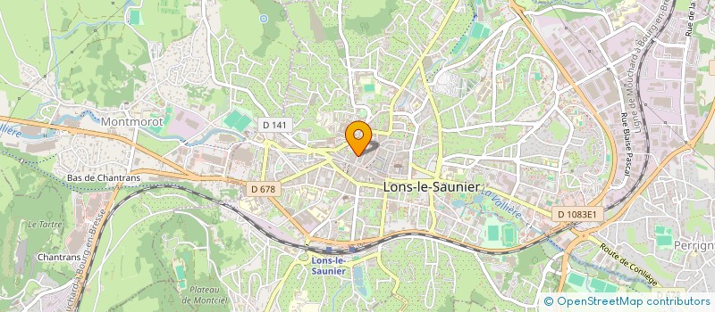 localisation de l'entreprise LEDOBULLE à LONS-LE-SAUNIER