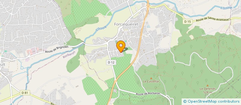 localisation de l'entreprise LEDOK 83  FORCALQUEIRET