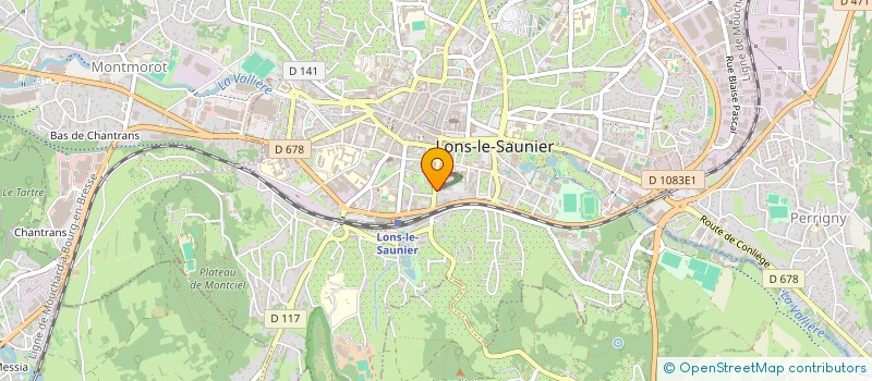 localisation de l'entreprise LEDOLEX - NOTAIRES ASSOCIES à LONS-LE-SAUNIER