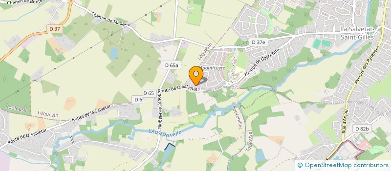 localisation de l'entreprise LEDOMA  LA SALVETAT-SAINT-GILLES