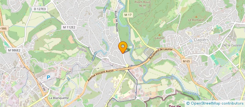 localisation de l'entreprise LEDON HOLDING  MONTFERRIER-SUR-LEZ