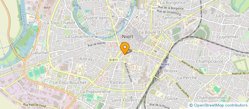 localisation de l'entreprise LEDONCORP  NIORT