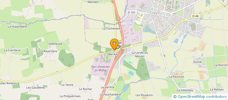 localisation de l'entreprise LEDORY  LA COUYERE