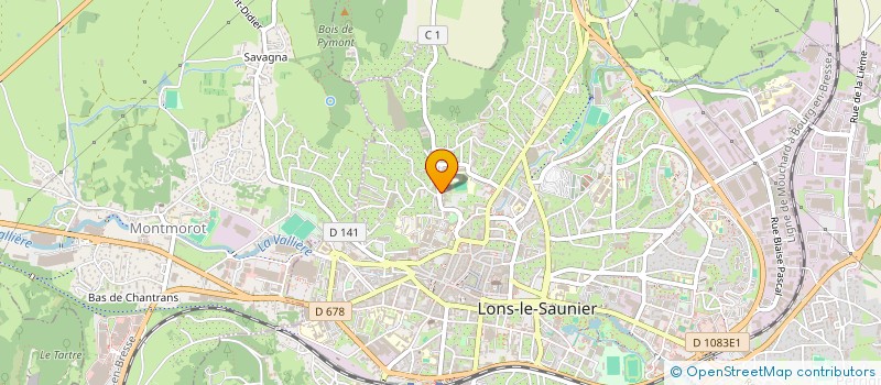 localisation de l'entreprise LEDOSKY  LONS-LE-SAUNIER