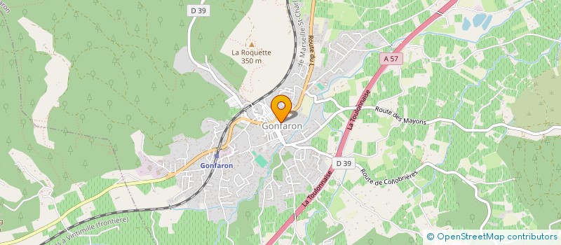 localisation de l'entreprise LEDOUBLE  GONFARON