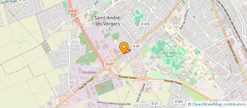 localisation de l'entreprise LEDOUBLE IMMO  SAINT-ANDRE-LES-VERGERS