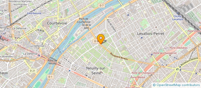 localisation de l'entreprise LEDOUX DENISLEBAR à NEUILLY-SUR-SEINE