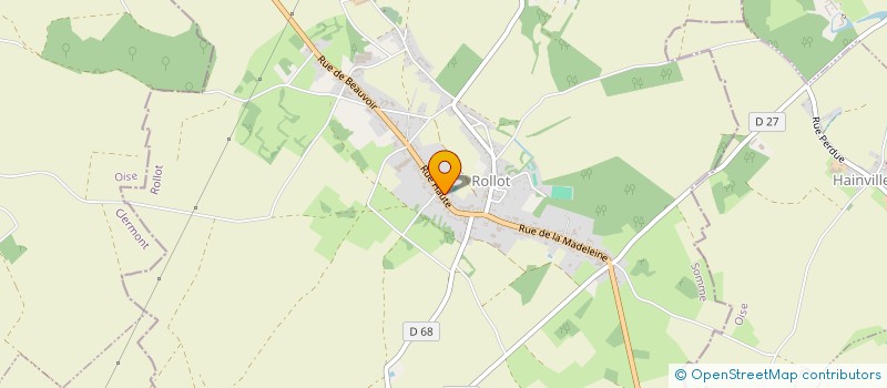 localisation de l'entreprise LEDOUX GERARD ET FILS  ROLLOT