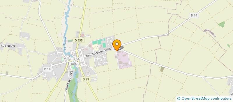 localisation de l'entreprise LEDOUX PRESSE SA  MONTHOLON