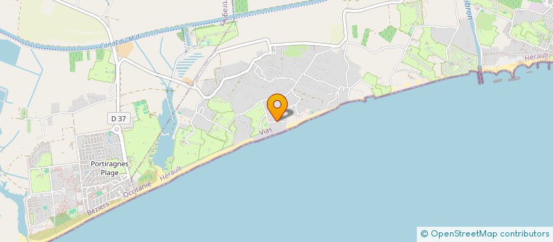 localisation de l'entreprise LEDOUX WATTECAMP INDIVISION  VIAS