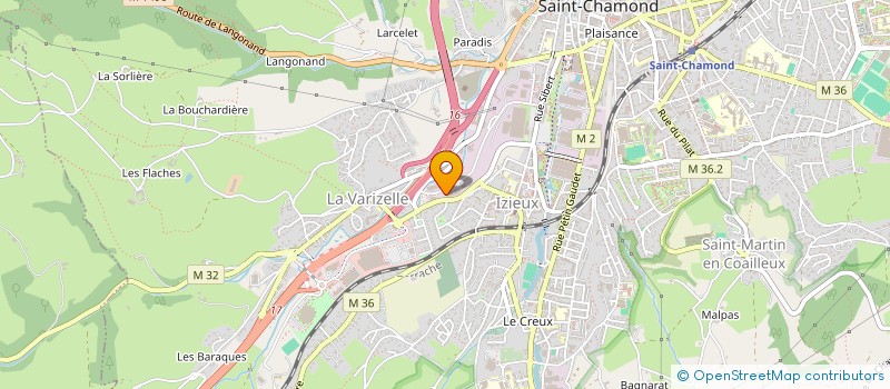 localisation de l'entreprise LEDPERF  SAINT-CHAMOND