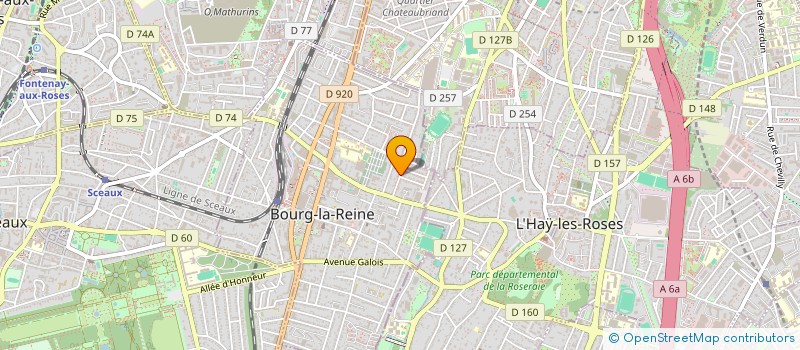 localisation de l'entreprise LEDREW à BOURG-LA-REINE