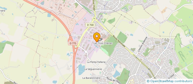 localisation de l'entreprise LEDROIT PATRICE COUVERTURE à AVRILLE
