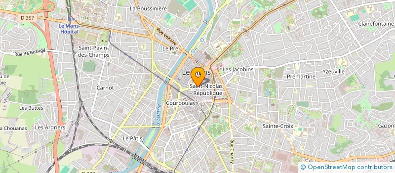 localisation de l'entreprise LEDRU ARCHITECTES  LE MANS