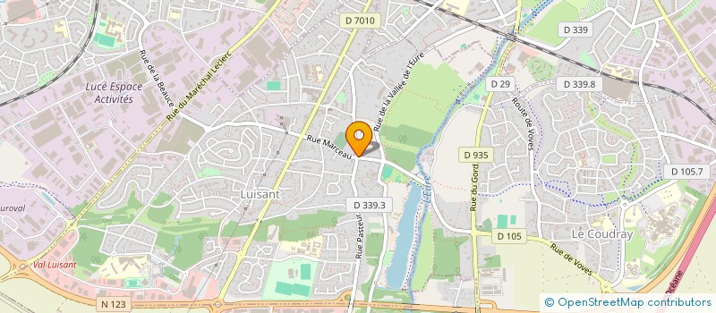 localisation de l'entreprise LEDRU RENO à LUISANT