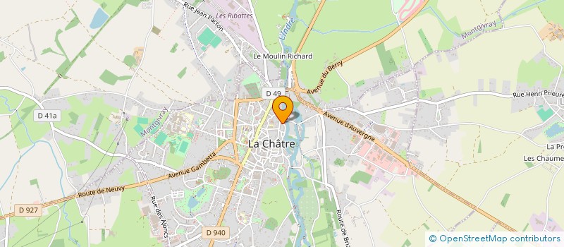 localisation de l'entreprise LEDRUT LOCATION VENTE à LA CHATRE