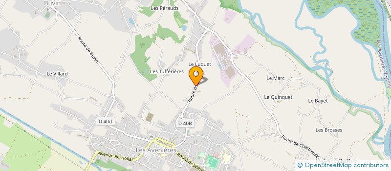 localisation de l'entreprise LEDS  LES AVENIERES VEYRINS-THUELLIN