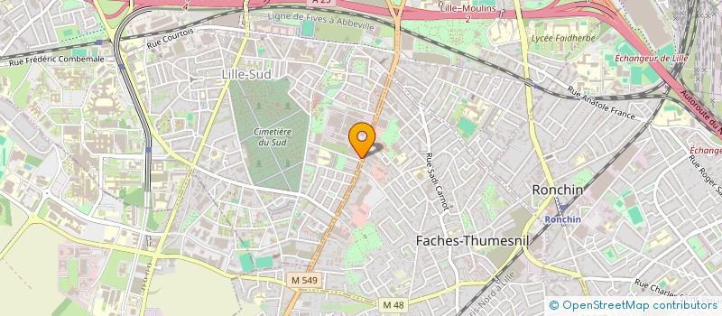localisation de l'entreprise LEDS à LILLE