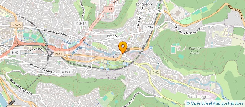 localisation de l'entreprise LEDS  DARNETAL