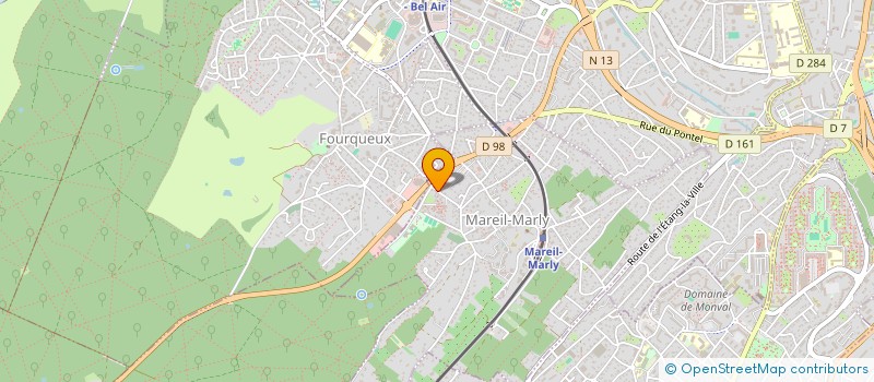 localisation de l'entreprise LEDS SOLUTIONS LUMIERE  MAREIL-MARLY