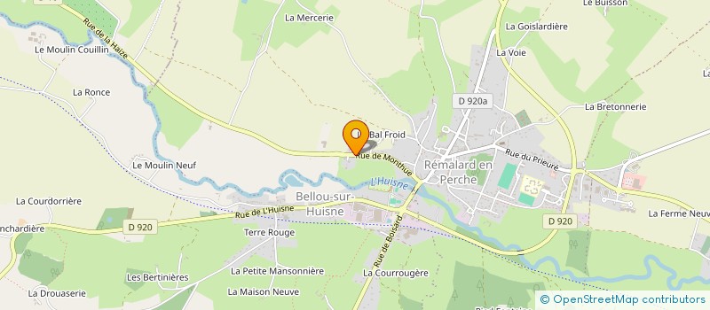 localisation de l'entreprise LEDUC à REMALARD-EN-PERCHE