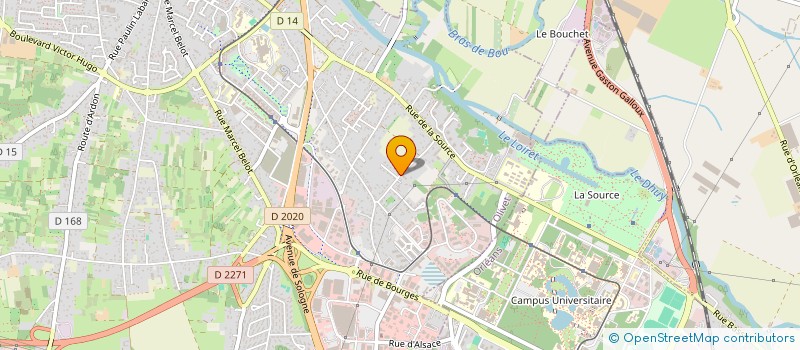 localisation de l'entreprise LEDUC à FEROLLES