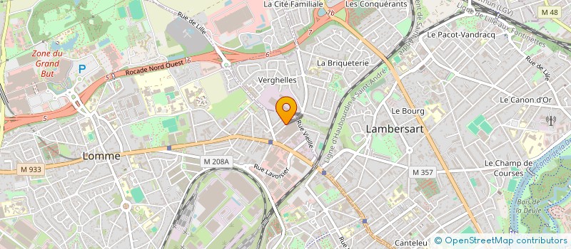localisation de l'entreprise LEDUC à LILLE
